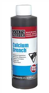 Calcium drench for rabbits.